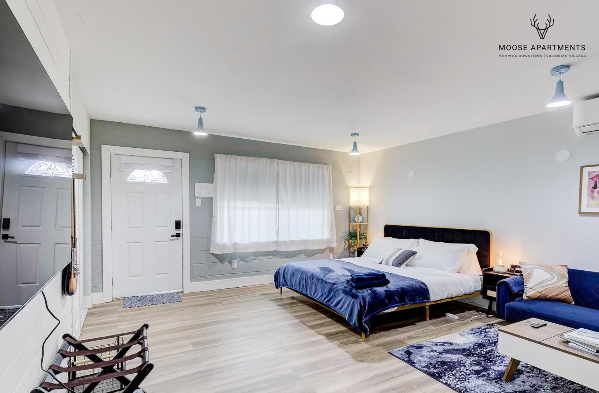 Апартаменти The Moose #9 - Brand New Luxe Modern Loft With Free Parking, King Bed & Fast Wifi Мемфіс Екстер'єр фото
