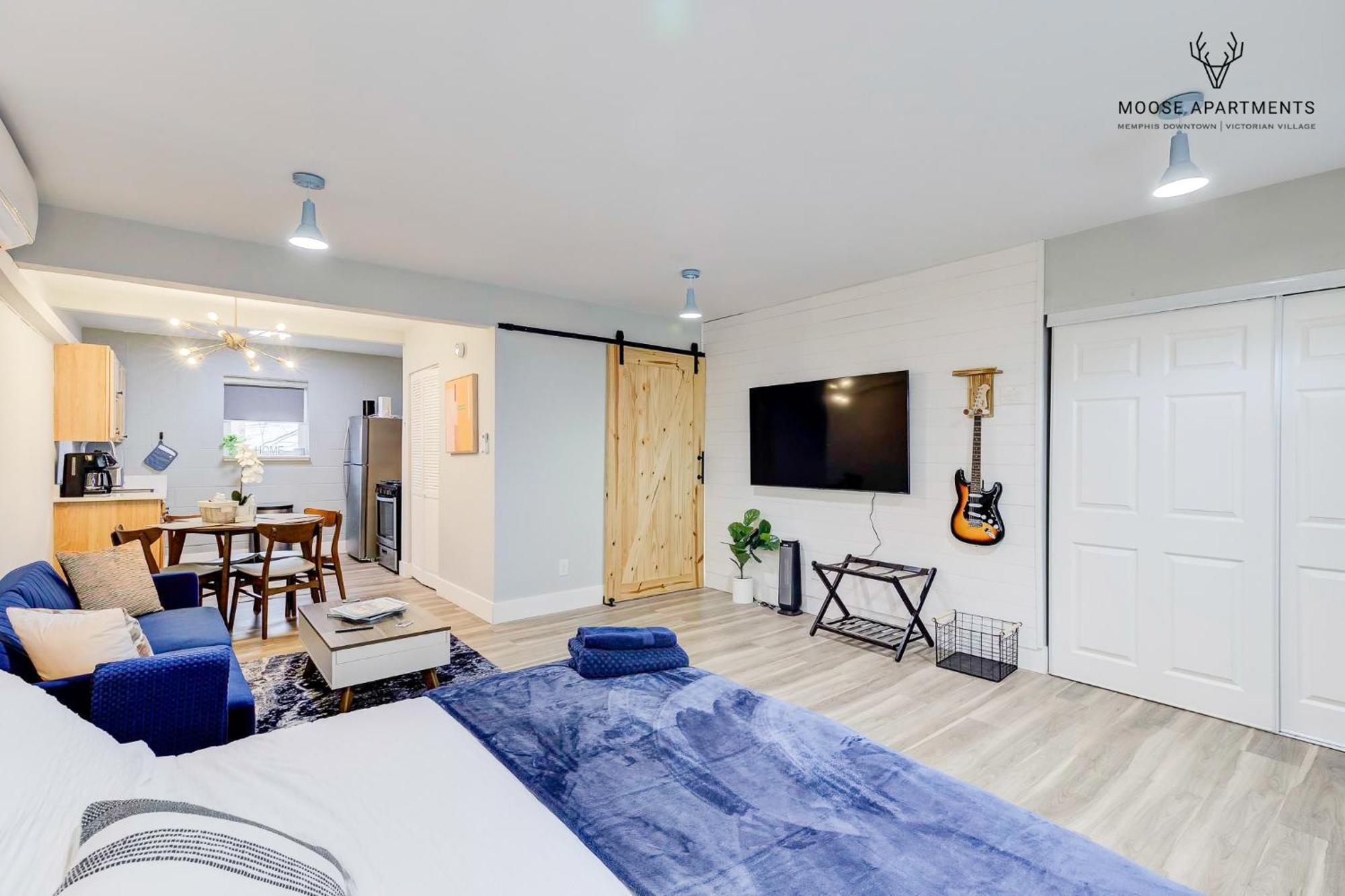 Апартаменти The Moose #9 - Brand New Luxe Modern Loft With Free Parking, King Bed & Fast Wifi Мемфіс Екстер'єр фото
