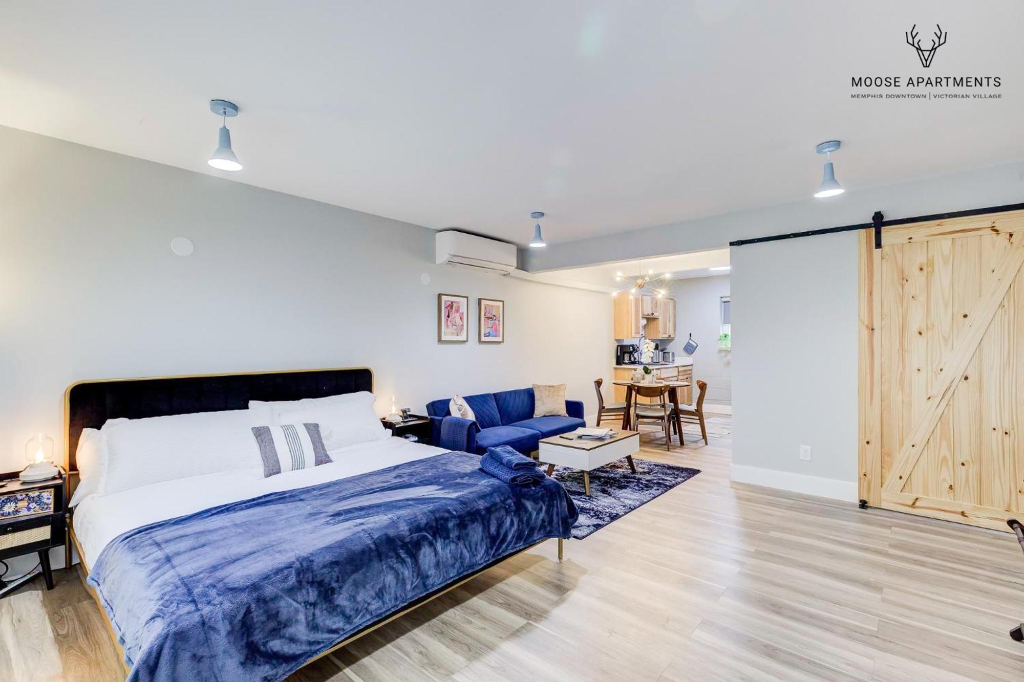 Апартаменти The Moose #9 - Brand New Luxe Modern Loft With Free Parking, King Bed & Fast Wifi Мемфіс Екстер'єр фото