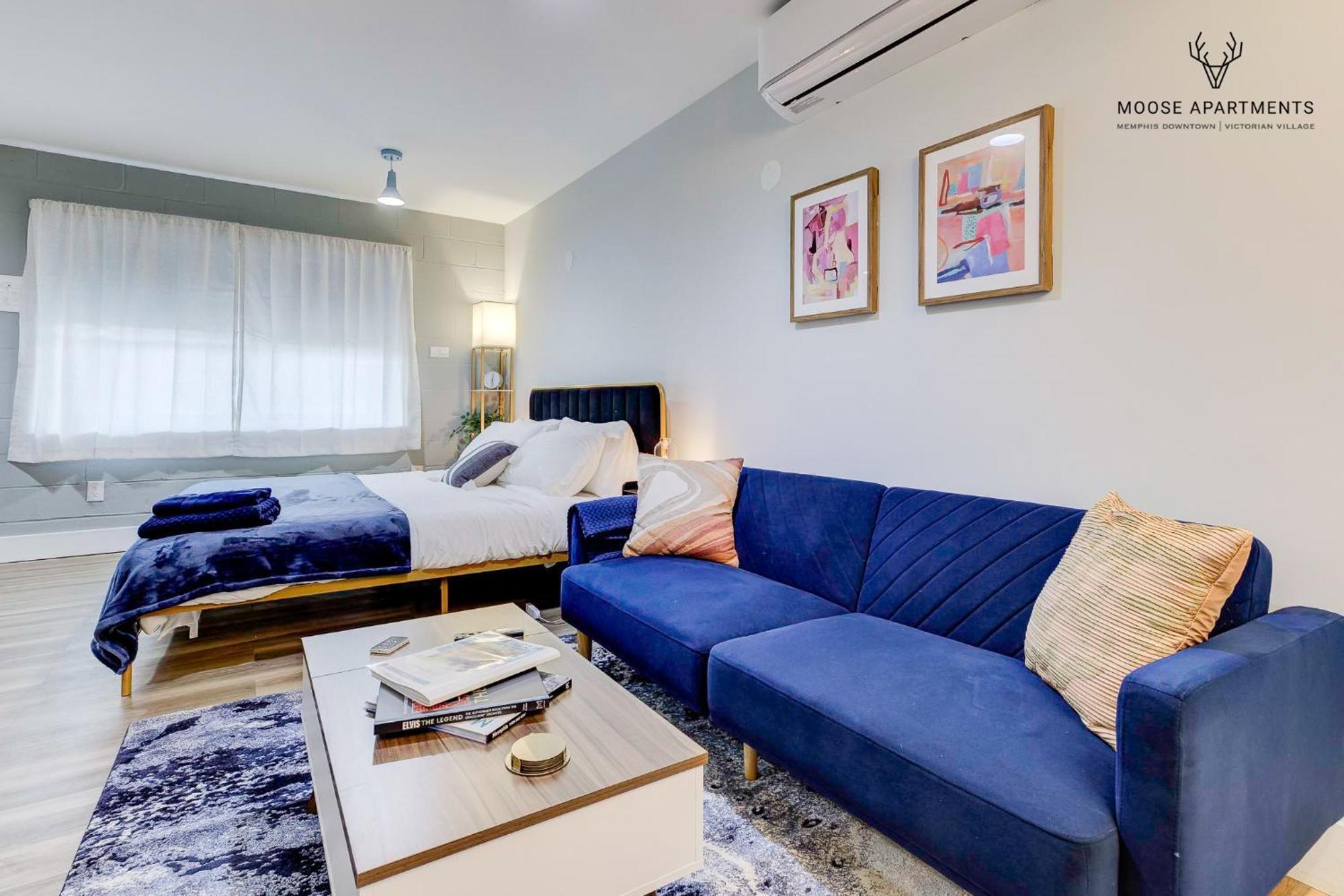 Апартаменти The Moose #9 - Brand New Luxe Modern Loft With Free Parking, King Bed & Fast Wifi Мемфіс Екстер'єр фото