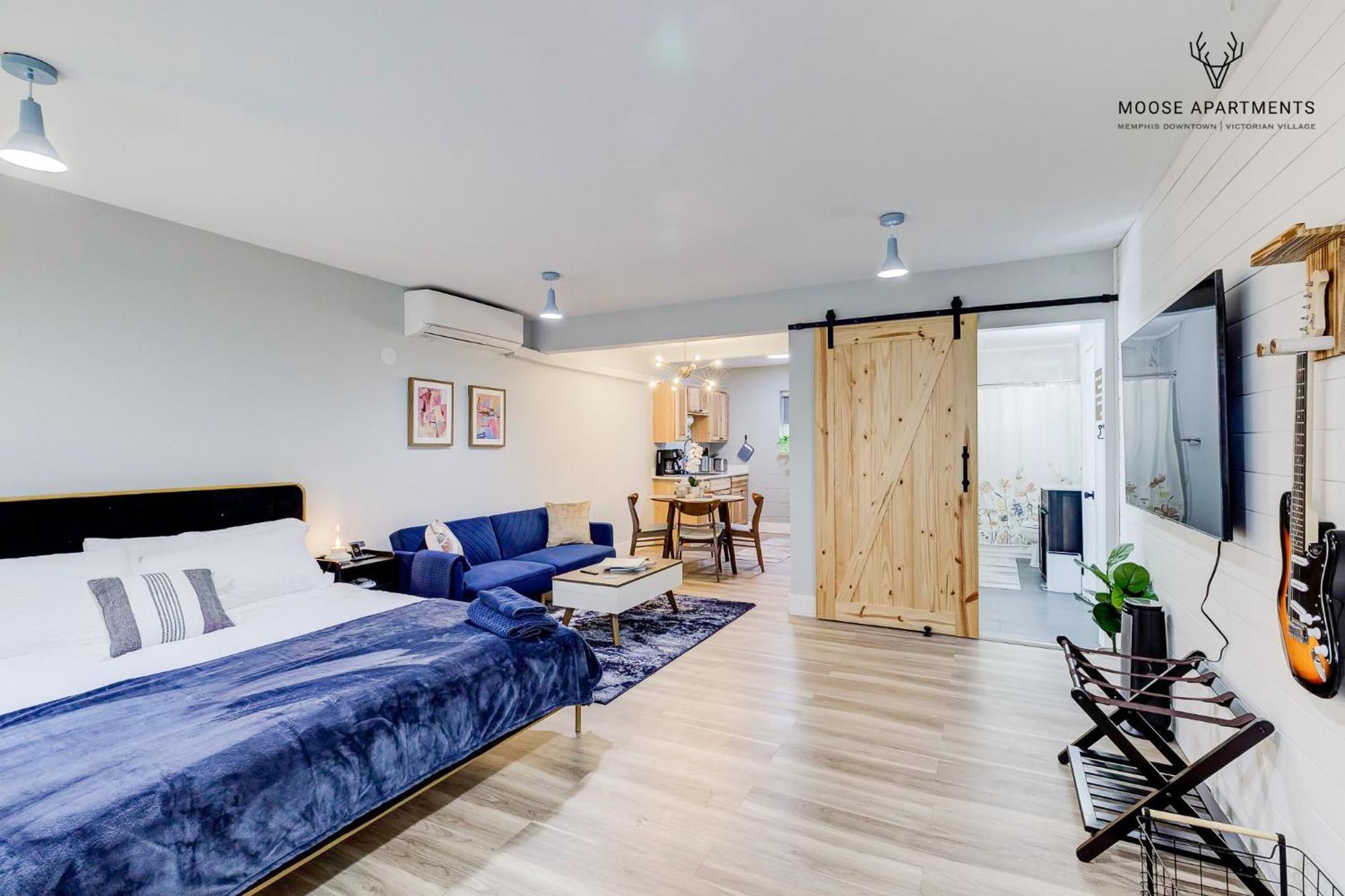 Апартаменти The Moose #9 - Brand New Luxe Modern Loft With Free Parking, King Bed & Fast Wifi Мемфіс Екстер'єр фото