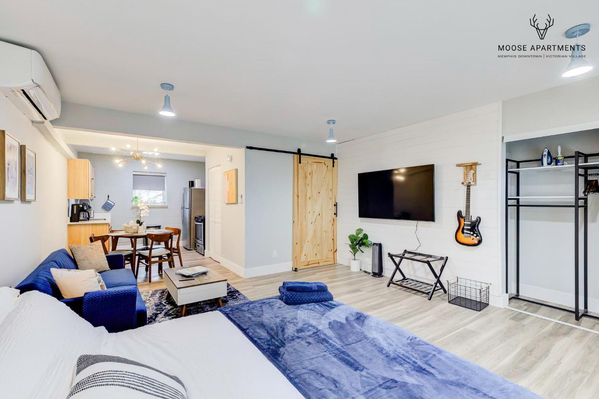 Апартаменти The Moose #9 - Brand New Luxe Modern Loft With Free Parking, King Bed & Fast Wifi Мемфіс Екстер'єр фото