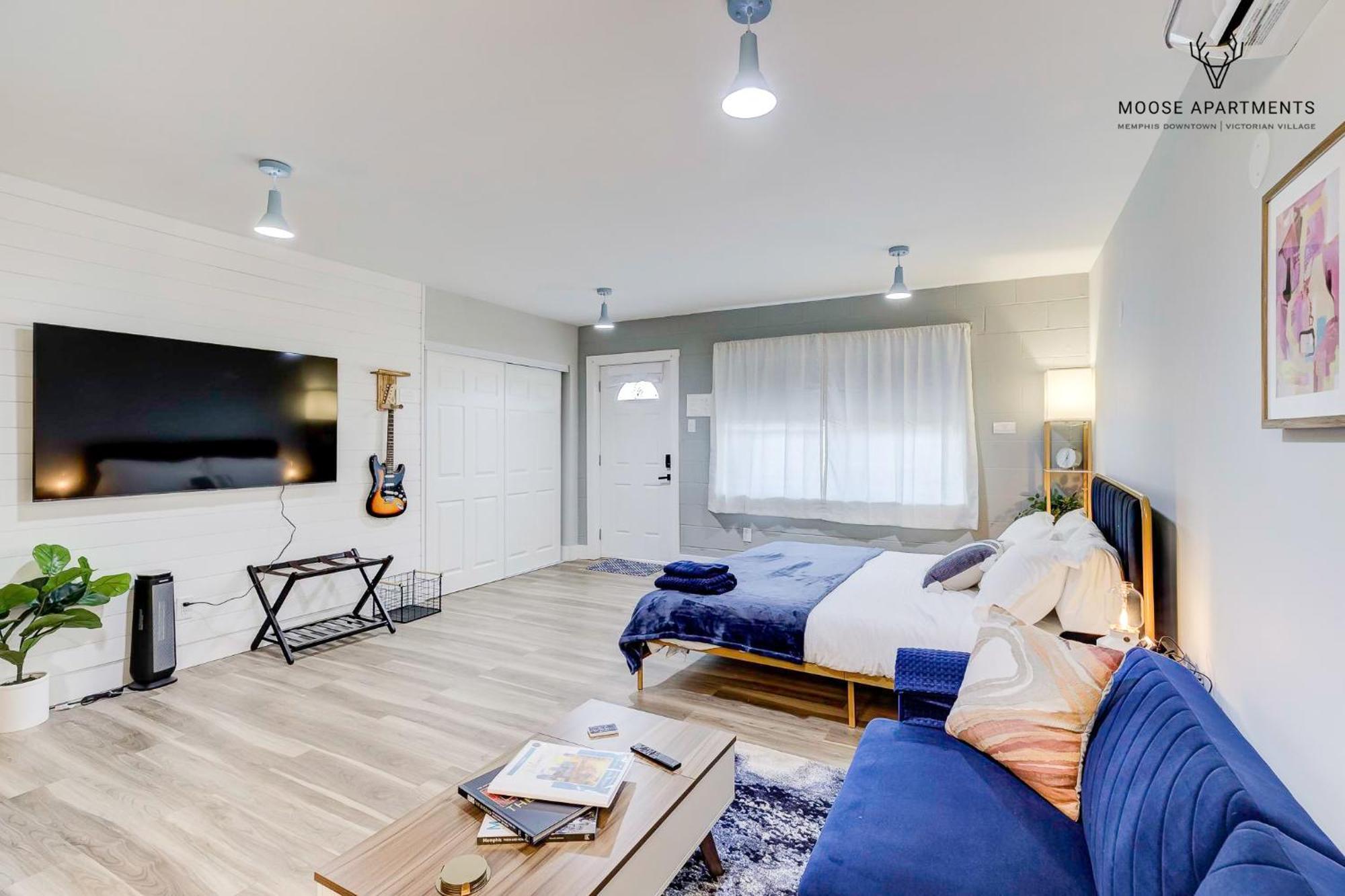 Апартаменти The Moose #9 - Brand New Luxe Modern Loft With Free Parking, King Bed & Fast Wifi Мемфіс Екстер'єр фото